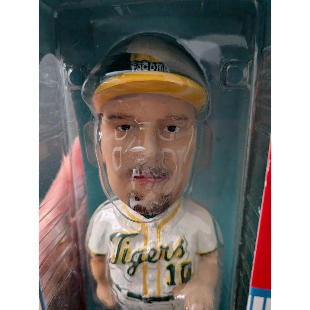 Jason Giambi Tacoma Tigers Genuine Hand Painted BobbleHead Doll‎ Minor League BB